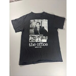 The Office TV Show Black Graphic T-Shirt Michael Scott‎ NBC Comedy Sitcom